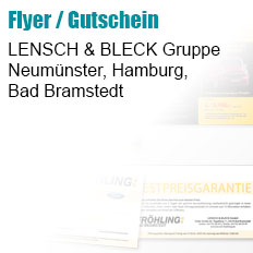  LENSCH & BLECK Gruppe - Gutschein/Flyer