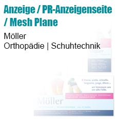 Möller Orthopädie / Schuhtechnik - Anzeige/PR-Anzeigenseite/Mesh Plane